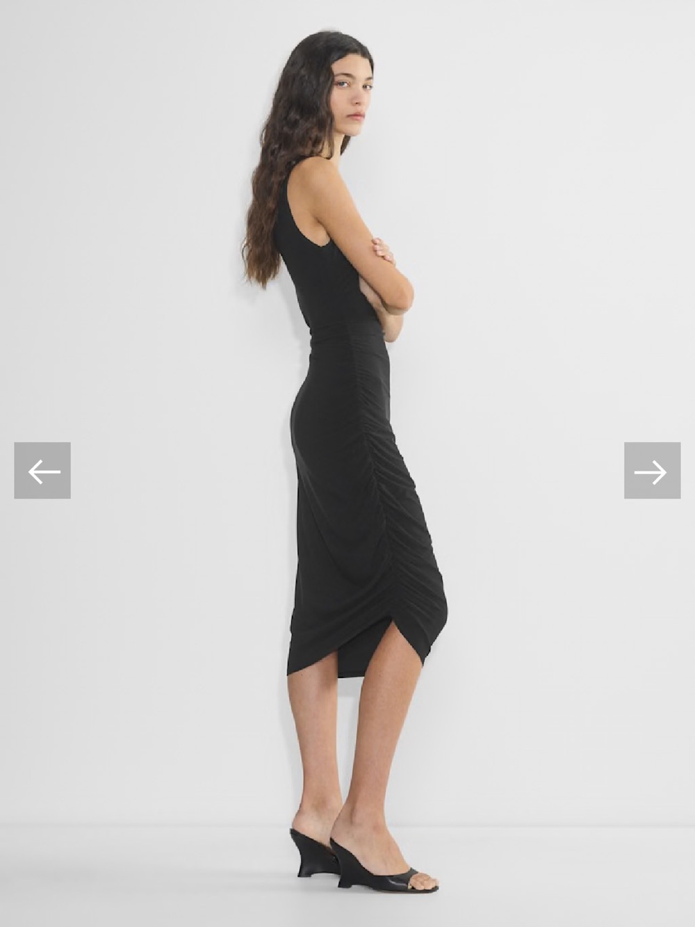Wilfred Black Sleeveless Maxi Dress - Picture 2 of 7